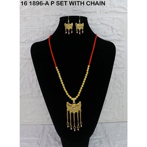 Luxury Exquisite Fashionable Middle Eastern Dubai <b>Wedding</b> Jewelry Sets Ethnic Copper Alloy Gold-Plated Women's Necklace Earrings - Product Image 4