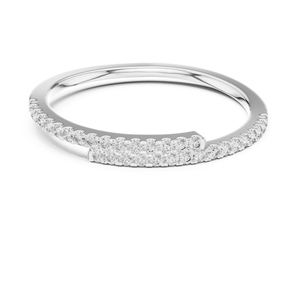 Anillo de Oro Rosa de 14K con Diamante Cultivado en Laboratorio, Corte Redondo, para Mujer |   Ropa de Compromiso |   Diamante Cultivado Nuevo - Product Image 4