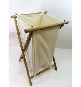 Organizador de Ropa de Bambú de Lujo, Plegable, Ecológico, Diseño Moderno, para Baño, Bajo MOQ, Hecho en Vietnam - Product Image 4