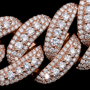 Outstanding Brilliant Cut Diamond Full <b>Iced</b> Moissanite Hip Hop Cuban Link <b>Chain</b> Necklace Man's Made Luxurious Style Jewelry - Product Image 3