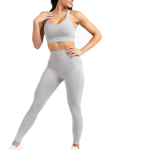Women's 2-Piece Seamless Active Wear Yoga Set with Lace Comfortable Push-Up Design High Waist Shorts & Quick Dry Material - Product Image 1