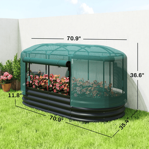 Kit de Jardinera Elevada Galvanizada para tu Jardín, Invernaderos y Cuartos - Product Image 5