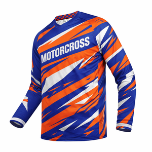 Consigue tus Jerseys de Motociclismo con Estampado Digital Personalizado para Hombre, Transpirables, Talla Grande, Manga Larga, Verano, OEM - Product Image 5