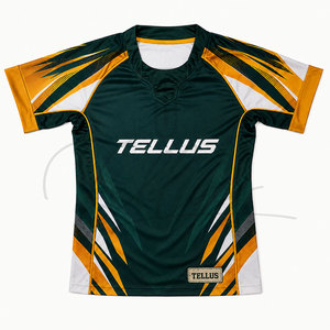 Maillot de rugby personnalisé, short et manches courtes, maillot de rugby personnalisé pour équipe, maillot de rugby de qualité supérieure - Product Image 1