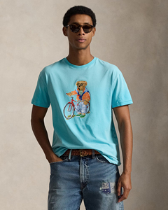 T-shirt en coton bleu ciel uni pour hommes, décontracté, à manches courtes, col rond, basique, pour l'été, confortable et respirant - Product Image 2