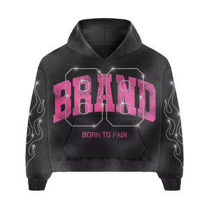 ชุดวอร์มผ้าฝ้ายพิมพ์ลาย DTG แบบสั่งทำแฟชั่นล่าสุดทรงโอเวอร์ไซส์สำหรับผู้ชายและผู้หญิง เหมาะสำหรับเล่นกีฬา ฟิตเนส และสวมใส่ลำลอง (OEM ODM) - Product Image 2