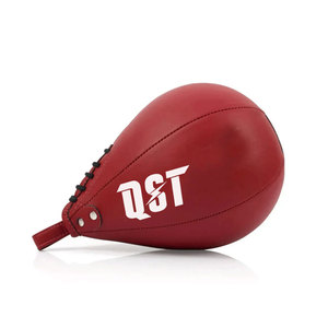 Ballon de vitesse de boxe en cuir PU, rouge et blanc, vente chaude, service OEM, meilleure qualité, sac de frappe rapide - Product Image 3