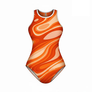 Nuevo Traje de Baño de Una Pieza para Mujer, Sexy, con Push-Up, Estampado, para Playa, Verano, con Volantes - Product Image 3