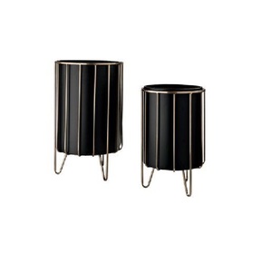 Macetas de Metal Modernas con Soporte, Diseño de Última Generación, Juego de 2, Decoración para Plantas, Venta Caliente - Product Image 1