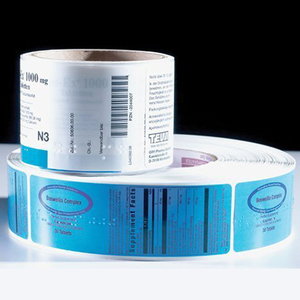 Étiquettes personnalisées pour flacons de peptides, poudres et produits lyophilisés – Autocollants durables sur mesure pour basses températures - Product Image 1
