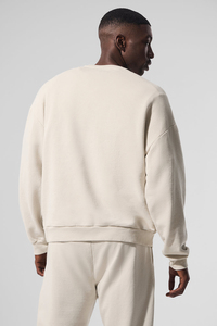 Sweat-shirt unisexe personnalisé en coton, coupe oversize, col rond, vierge, style streetwear décontracté, vente en gros - Product Image 2
