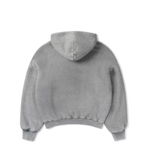 Sudaderas con capucha para hombre de alta calidad, lavadas al ácido, al por mayor, último diseño retro, con efecto desgastado, bordado aplicado, 100% algodón - Product Image 2