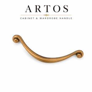 Antique Artos Cabinet Handle Decorative Furniture Hardware For Kitchen <b>Cupboards</b> Drawers Wardrobes And Interior Applications - Product Image 1