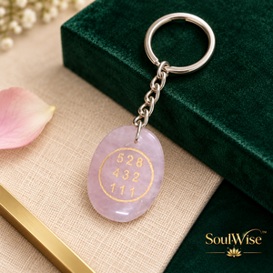 Pendentif porte-clés ovale en pierre précieuse rose naturelle, sculpté, gravé et imprimé, cadeau d'affaires - Product Image 2