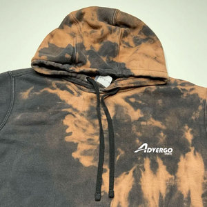 Hoodies délavés à l'acide pour hommes, les plus vendus, prix de gros, basiques, pour usage décontracté, avec logo personnalisé imprimé - Product Image 3