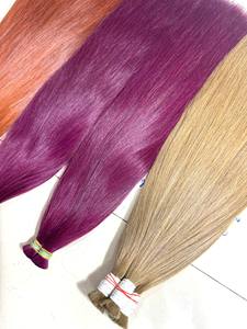 Extensiones de Cabello Humano Virgen Remy 100% Puro de Alta Calidad al Por Mayor, Ondulado Profundo, Color Morado, Ondas Largas - Product Image 3