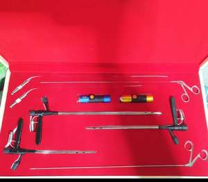 Set de Esofagoscopia Quirúrgica con Fibra Óptica ENT para Implantes Dentales DI-SIS212, Instrumentos Manuales Reutilizables de Acero Inoxidable de Alta Calidad - Product Image 1