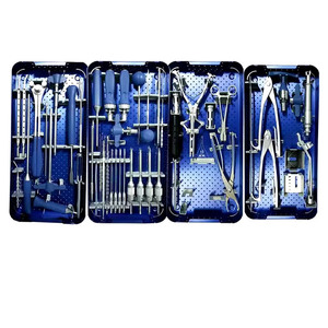 Kit de chirurgie vertébrale orthopédique, ensemble d'instruments de rétraction de la colonne vertébrale, outils médicaux pour discectomie, kit chirurgical en acier inoxydable - Product Image 1