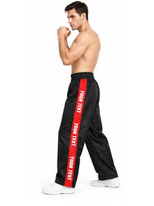 Pantalon de kickboxing professionnel à rayures latérales, taille haute, confortable, pour l'entraînement en arts martiaux, karaté, MMA, en vente - Product Image 2