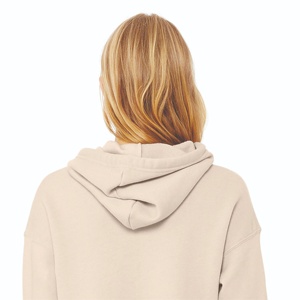 Sudadera y sudaderas con capucha para mujer de manga larga de algodón en blanco para gimnasio para mujer al por mayor - Product Image 6