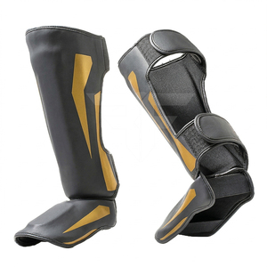 Custom Shin guard Press Leg Instep Protection <b>Pads</b> Training Sparring Mma Kickboxing Muay Thai Shin Guards - Product Image 1