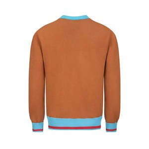 Cárdigan transpirable con cuello en V para hombre, suéter de punto con estampado gráfico, abotonado, elegante, para uso diario. - Product Image 2