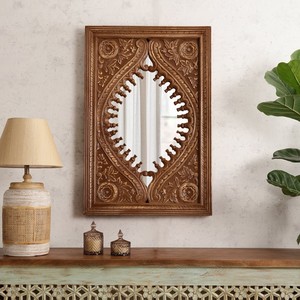 Espejos de pared de madera de mango, OEM, personalizados, venta al por mayor |   Aqdus Saleem India - Product Image 3