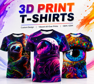 Custom 3D Print Cyberpunk Astronaut Space Galaxy Neon Full Sublimation Quick Dry Fan Event Unisex T-Shirt - Product Image 1