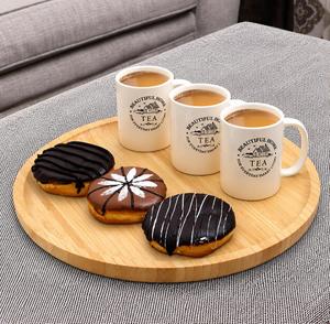 Ensemble de 6 tasses à thé élégantes pour la maison avec plateau en bois, design moderne et luxueux, passe au lave-vaisselle, multifonctionnel pour un usage quotidien - Product Image 4