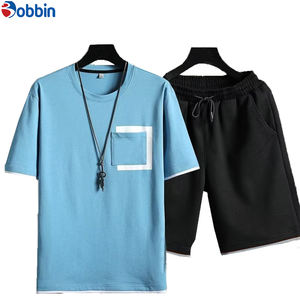 BOBBIN INDUSTRIES Ensemble de survêtement confortable pour homme, style urbain, respirant, en polaire, imprimé 3D, pour la détente - Product Image 3