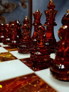 Belladec High Quality Custom Resin <b>Chess</b> Board Box <b>Chess</b> Game <b>Set</b> Handmade Artistic Luxury <b>Chess</b> Pieces Sports Style High - Product Image 5