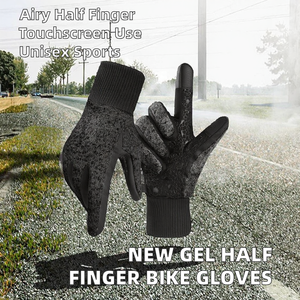 Gants de course d'été à doigts complets WARPRO INDUSTRY, imprimés, coupe-vent, séchage rapide, fermeture auto-agrippante, revêtement PU antidérapant pour - Product Image 3