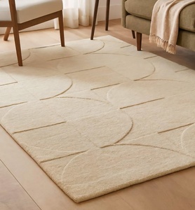 Modern Abstract Hand Tufted Wool Carpet – 100% New Zealand Wool Custom Size Luxury Area Rug Manufacturer - Product Image 1