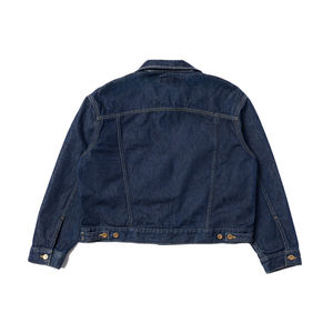 Chaqueta Vaquera de Mujer con Logotipo de Marca Personalizado, Manga Larga, Algodón, Estilo Urbano, Lavado Vintage, Transpirable, Casual, Tallas Grandes - Product Image 2