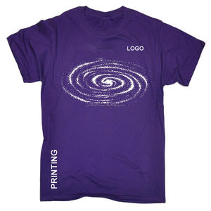 เสื้อยืดสีดำสำหรับผู้ชายเสื้อยืดทรงหลวมมีลายพิมพ์ผ้าฝ้าย100% - Product Image 2