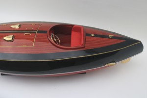 FLYER RACING HYDROPLANE 1936 EDICIÓN ESPECIAL - Maqueta de Lancha Rápida Americana de Madera Hecha a Mano - Product Image 4