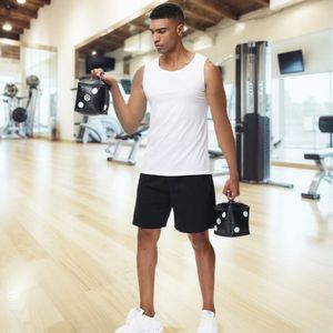 Set di Manubri Portatili Fun Dice Style da 15 libbre, Riempibili con Acqua, Pieghevoli, per Viaggio, Attrezzatura per Allenamento - Product Image 3