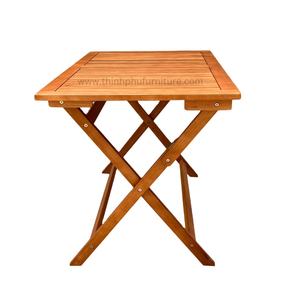 Ensemble complet de meubles de salle à manger d'extérieur contemporains en bois massif, tables et chaises, pack pour restaurant, café, maison, jardin, salon - Product Image 1