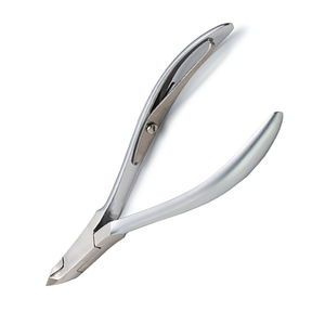Pince à cuticules professionnelle multicolore en titane, courbée, pour pédicure et manucure, coupe-ongles à ressort en acier inoxydable - Product Image 2