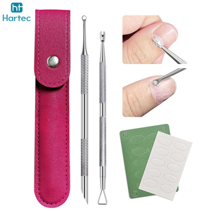 2-Piece Facial Pore Cleaning Kit Stainless Steel Acne Pimple Popper <b>Tool</b> With Portable Case Beauty <b>Tools</b> For Salon Personal Care - Product Image 2