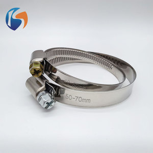 Collier de serrage de type allemand tout <span class=keywords><strong>en</strong></span> acier inoxydable antirouille pour bateaux et <span class=keywords><strong>plomberie</strong></span> marine - Product Image 1