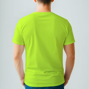 เสื้อยืดสตรีทแวร์คอกลมสีสันตัดกัน น้ำหนัก 200 กรัม พิมพ์ลายโลโก้แบบพัฟฟ์ตามสั่ง ทรงปกติ สำหรับใส่ลำลอง - Product Image 3