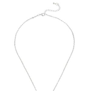 Collier pendentif feuille en cristal argenté avec bordure en strass transparent, chaîne fine, élégant charme botanique, bijoux de mode pour femme, idéal pour les fêtes - Product Image 2