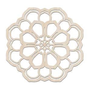 Panel Decorativo de Pared de Madera con Diseño de Estrella de Pétalos de Flores, Decoración Moderna para Sala de Estar, Dormitorio y Cafetería - Product Image 5