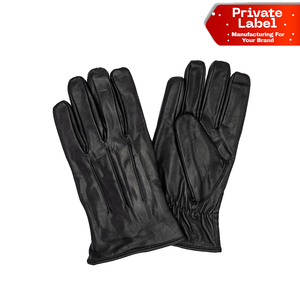 Gants de conduite en cuir personnalisés à faible MOQ, avec logo, impression sérigraphique, marque privée, directement de l'usine - Product Image 1