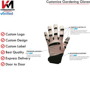 Guantes de Cuero Sintético Resistentes, Guantes de Seguridad para Mecánicos, Construcción y Trabajo en Almacenes - Product Image 4