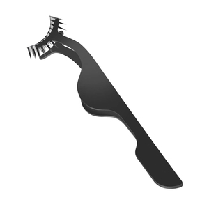 Pince à épiler professionnelle en acier inoxydable avec grip diamanté pour extensions de cils, kit d'outils applicateurs de fibres de cils pour volume durable - Product Image 3