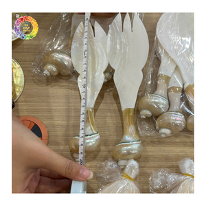 Cuchara de caviar de nácar con mango largo y pulido espejo, cuchara de concha de ostra hecha a mano, utensilios de lujo para servir mariscos - Product Image 1