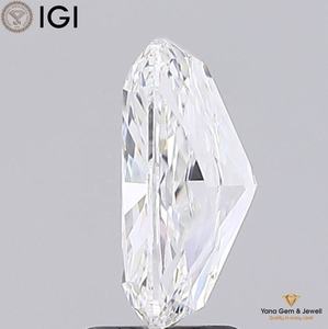 Diamant de laboratoire CVD de 3,00 carats avec certificat IGI, clarté VVS2, couleur D, taille coussin, pour bijoux élégants - Product Image 3