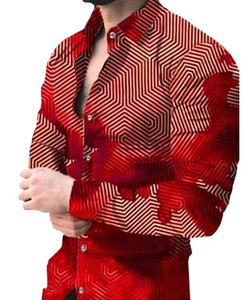 Camisa Casual de Alta Calidad para Hombre, Manga Larga, con Botones, Antiarrugas, con Cuello, 100% Algodón Tejido, Color Liso, para Otoño - Product Image 2